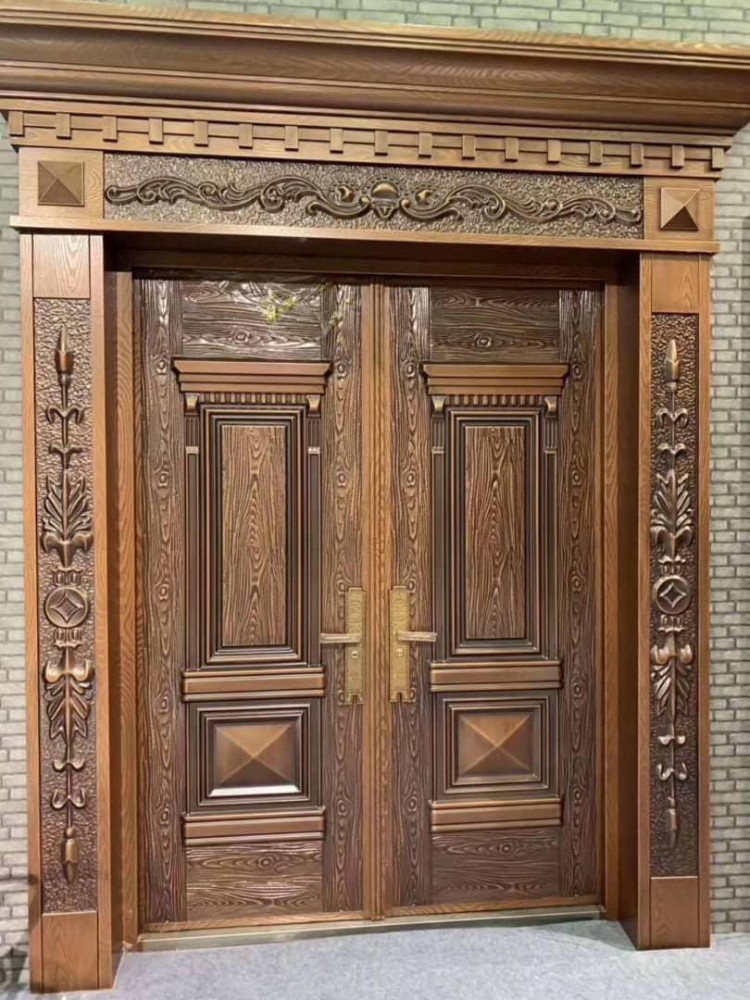 UNIQUE HOME PRODUCTS   CAST DOORS WITH ARK AND PILLAR