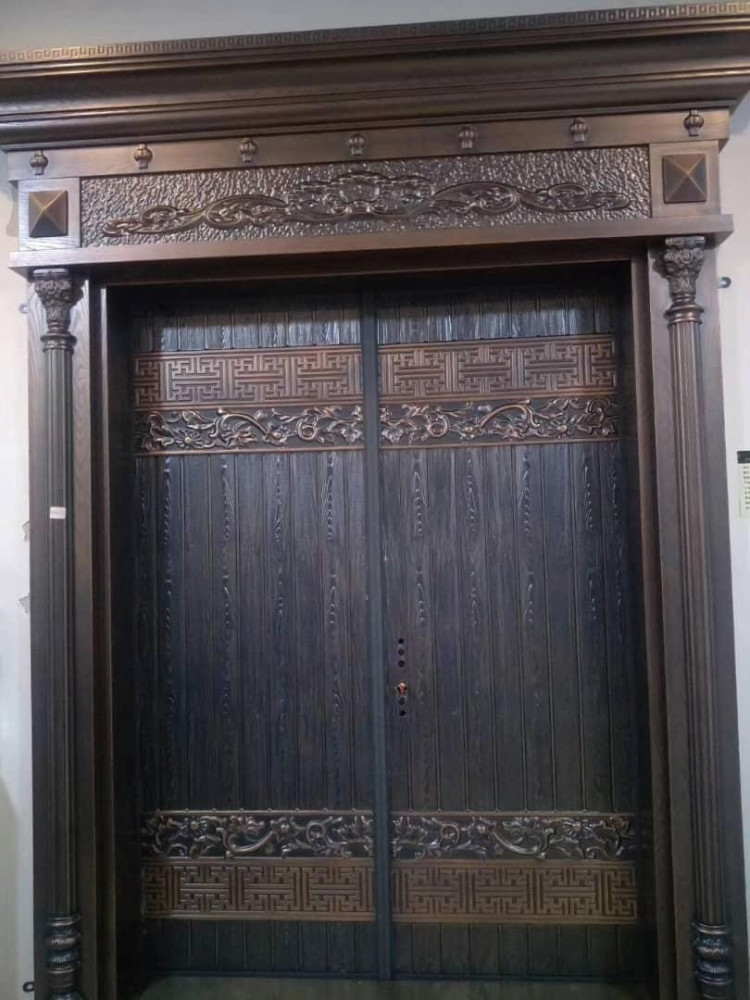 UNIQUE HOME PRODUCTS   CAST DOORS WITH ARK AND PILLAR