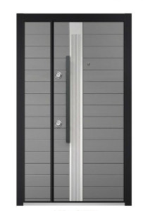 Gray Turkish Security Door