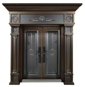 Double door entryway