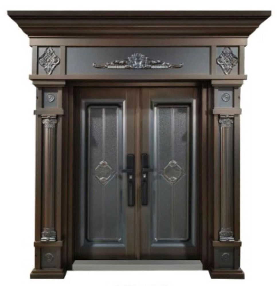 Double door entryway