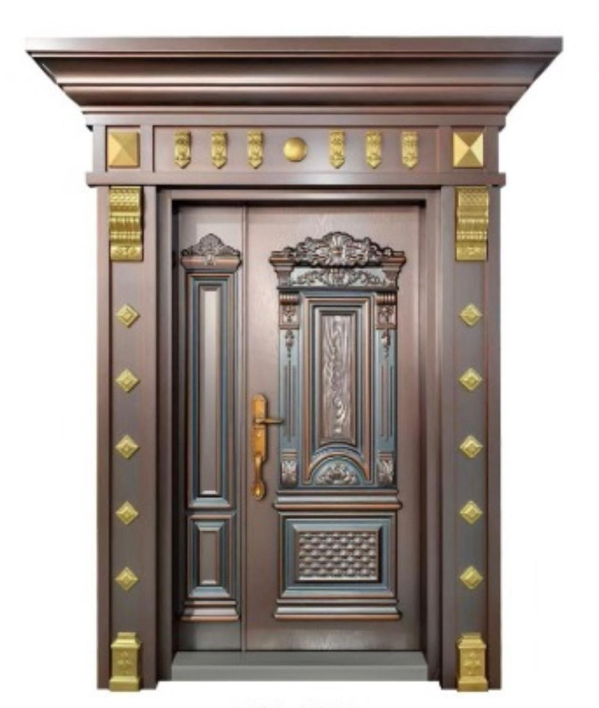Brown Cast copper Door