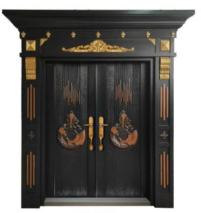 Luxury main double door