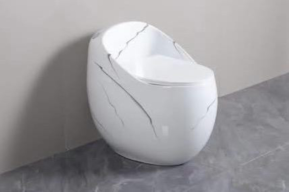 Marble one-piece toilet