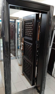 Turkish Security Door with dark finish