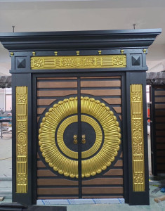 Powder-coated modern Maharaja luxury Stainless Steel Double 