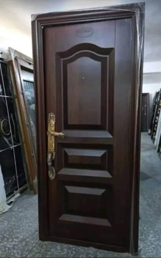 Brown Steel Security Door