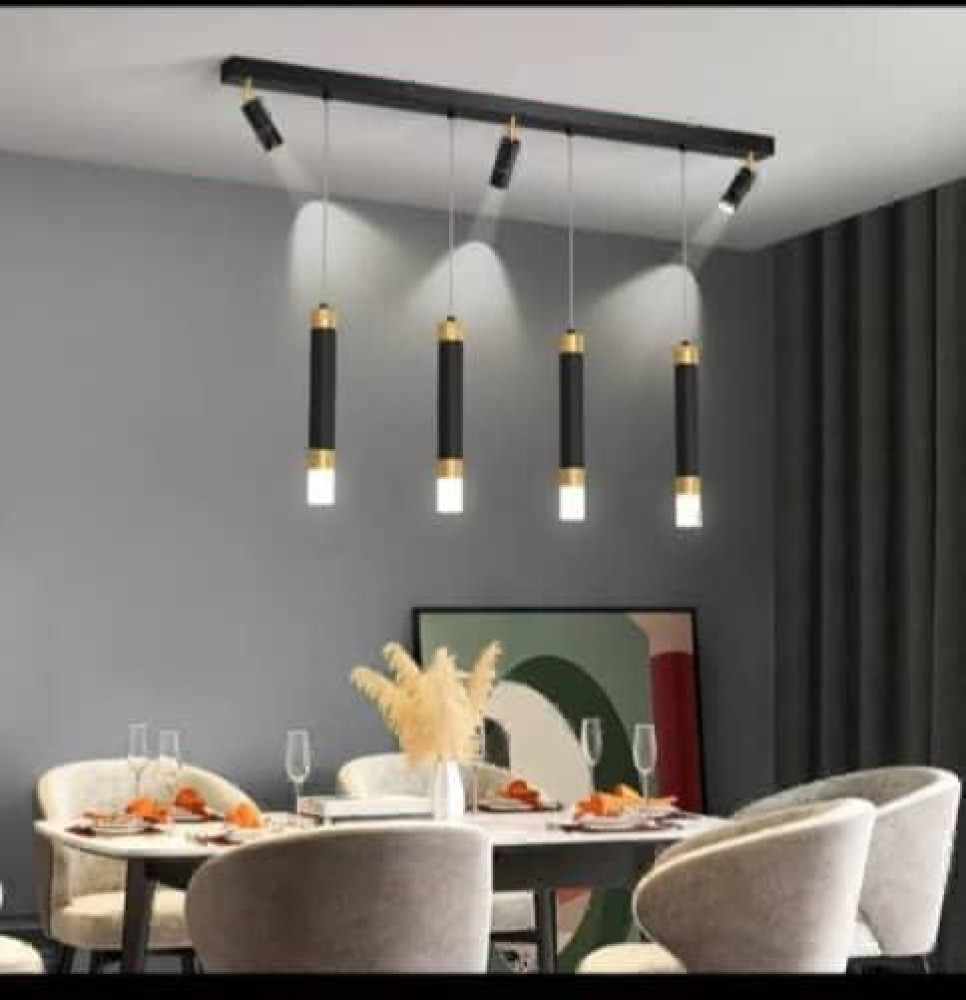 Black Iron Candle Chandelier