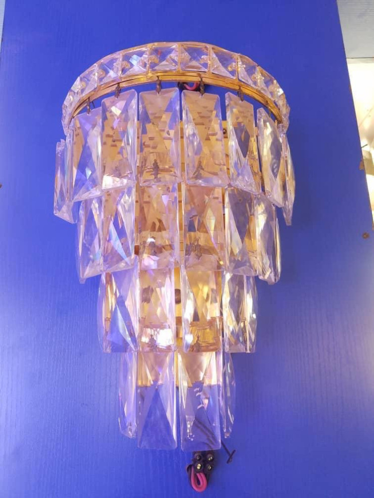 Gold Leaf Chandelier