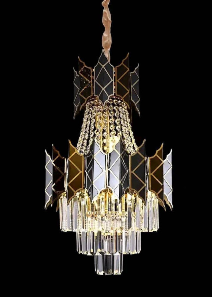 Gold Leaf Chandelier