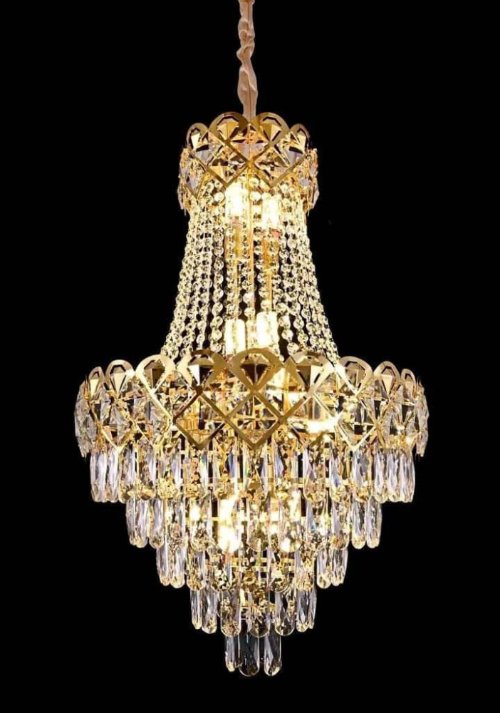 Gold Leaf Chandelier
