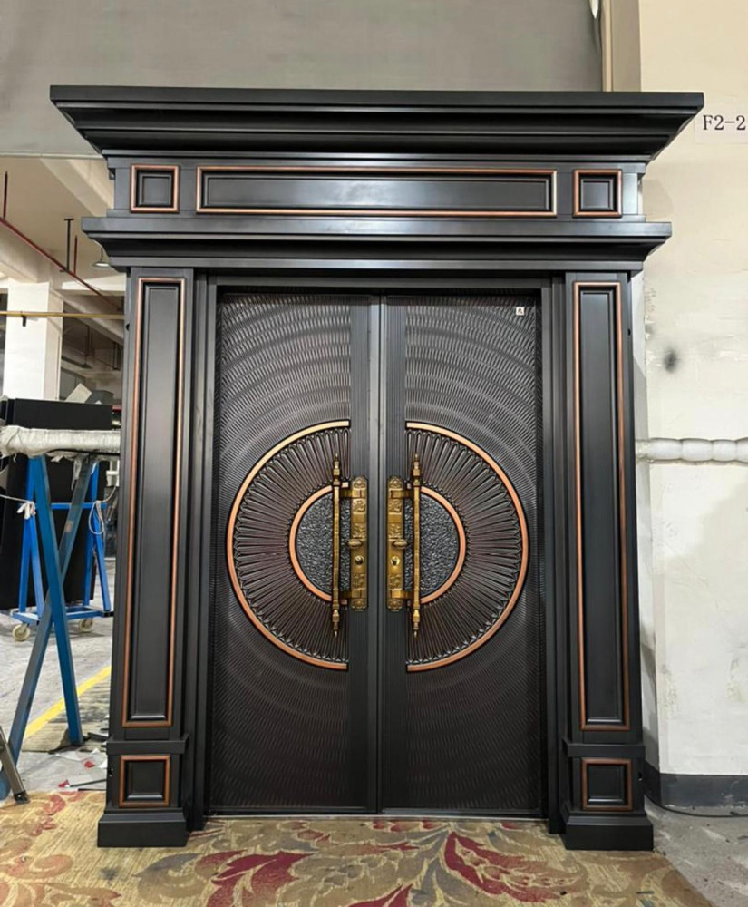 Custom-designed Ornate Double Door