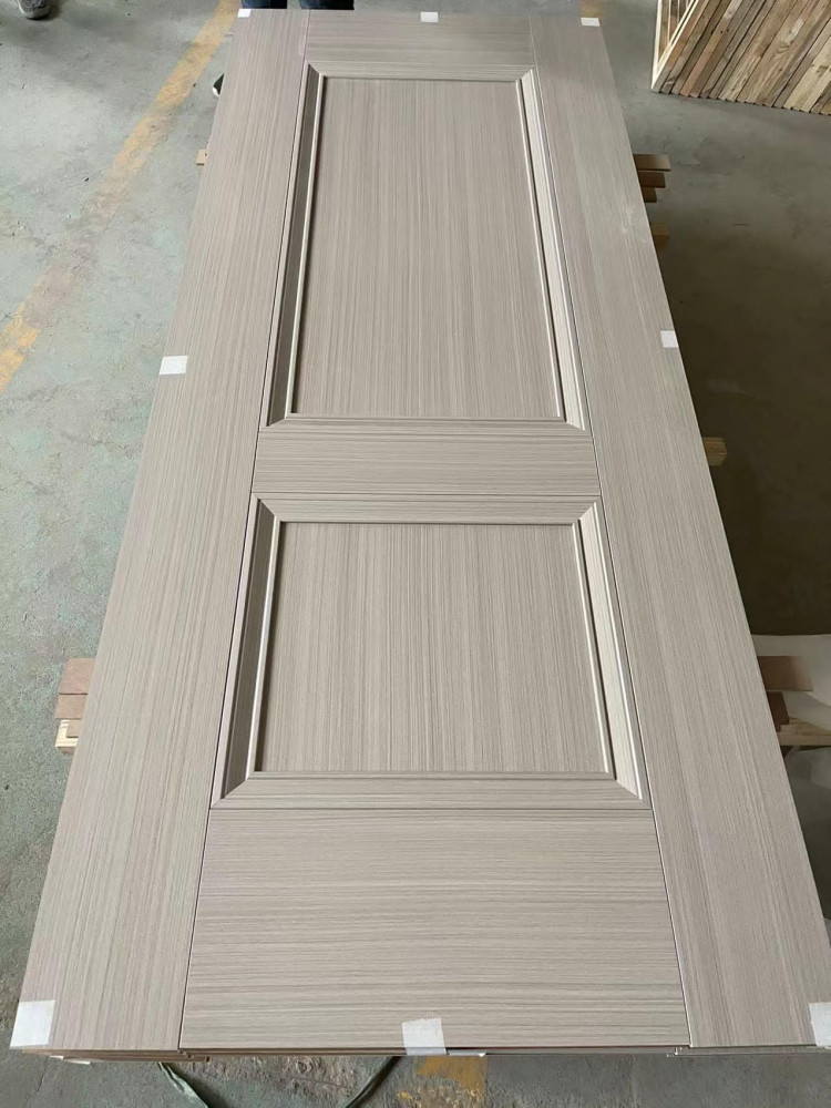 Wood-Plastic Composite(WPC) door Panel with a wood grain texture finish