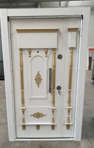 White Luxury Steel Door