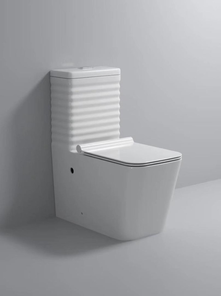 UNIQUE LUXURY EXECUTIVE WC-Modern Ceramic Toilet & Wall-Mounted Wash Basin Set – Marble Finish