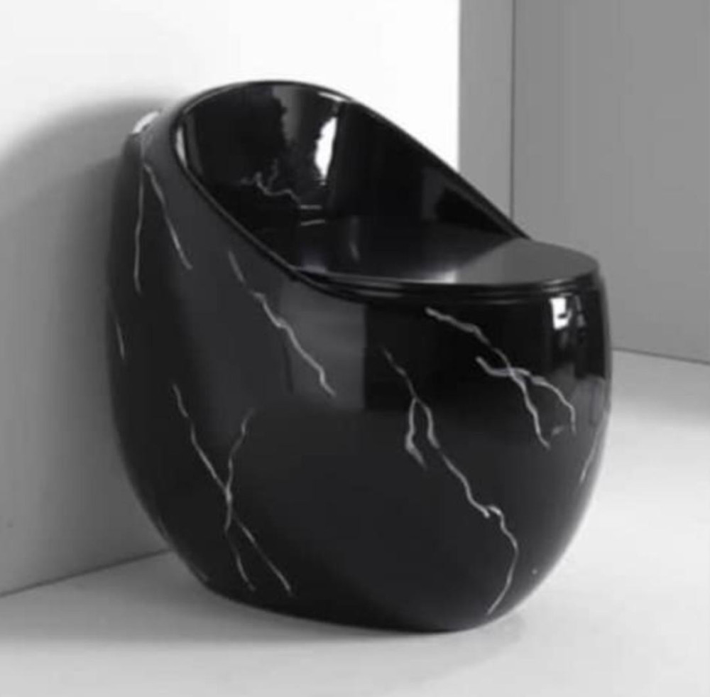 UNIQUE LUXURY EXECUTIVE WC-Modern Ceramic Toilet & Wall-Mounted Wash Basin Set – Marble Finish
