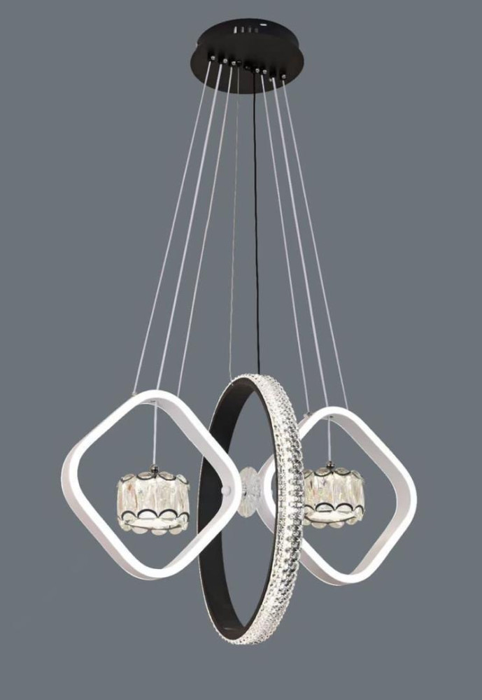 Luxury Gold Crystal Chandelier – Elegant Hanging Ceiling Light