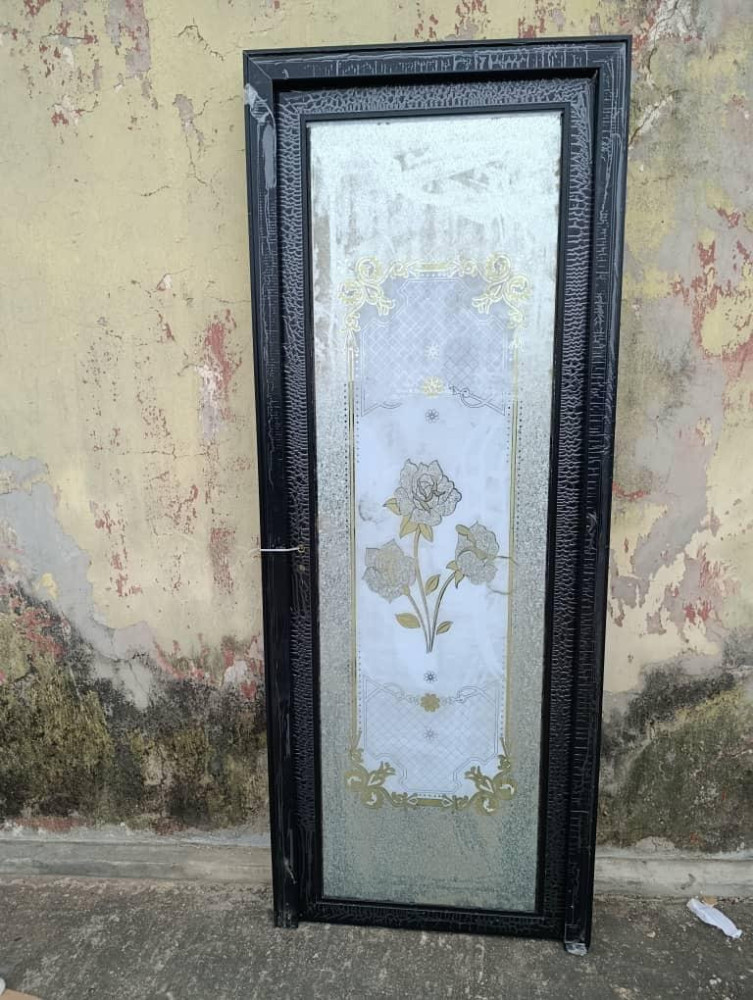 Frosted Toilet Glass Door