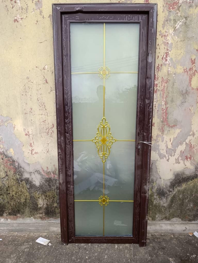 Clear Toilet Glass Door