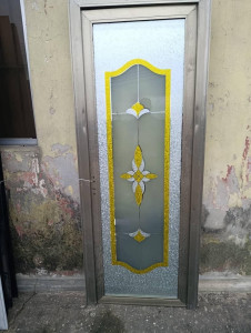 Matte Toilet Glass Door