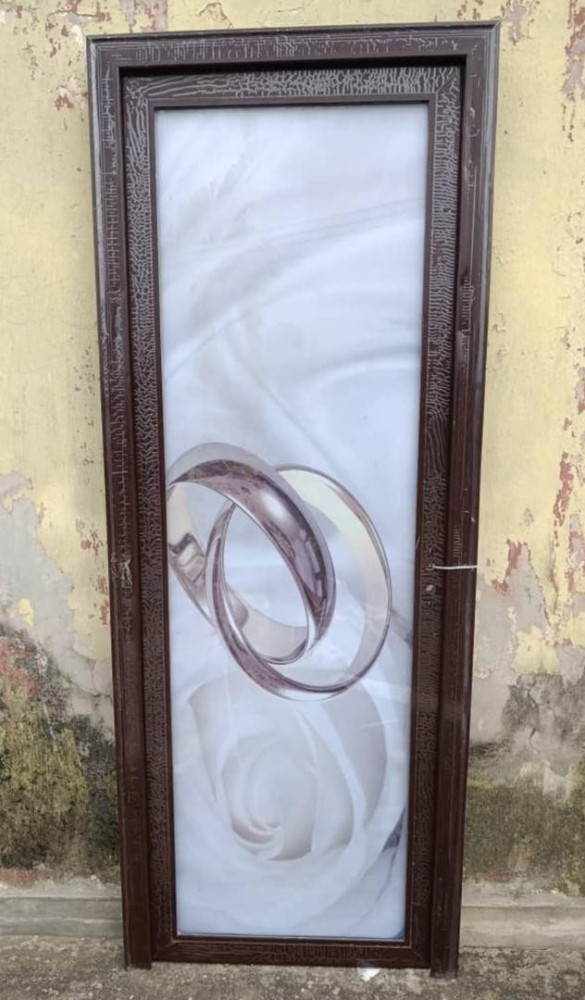 Pattern Toilet Glass Door