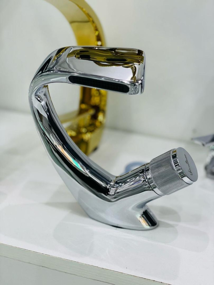 Brushed Nickel Mixer Tap
