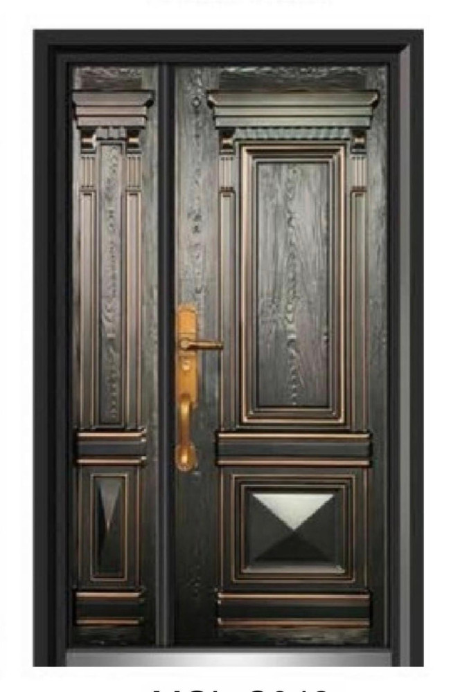 Armoured Wood Modern Security Door