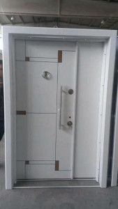 Turkish Security Door with Brown-coloured