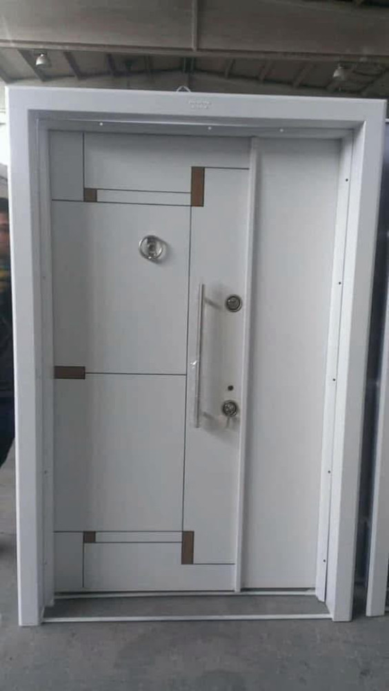 Turkish Security Door with Brown-coloured
