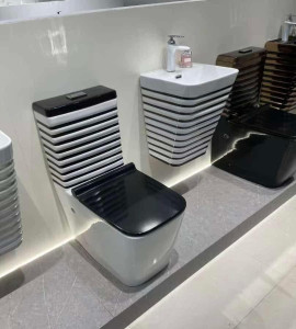 Scarabeo Moon floorstanding toilet and bidet set