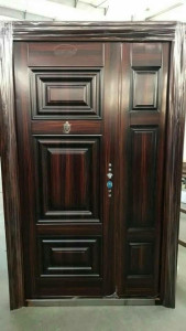 Modern black and Brown Turkish security Door