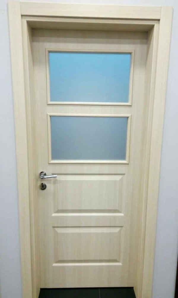 UNIQUE QUALITY COPPER GLASS DOOR-Luxury Double Wrought Iron Security Door with Decorative Glass Panels
