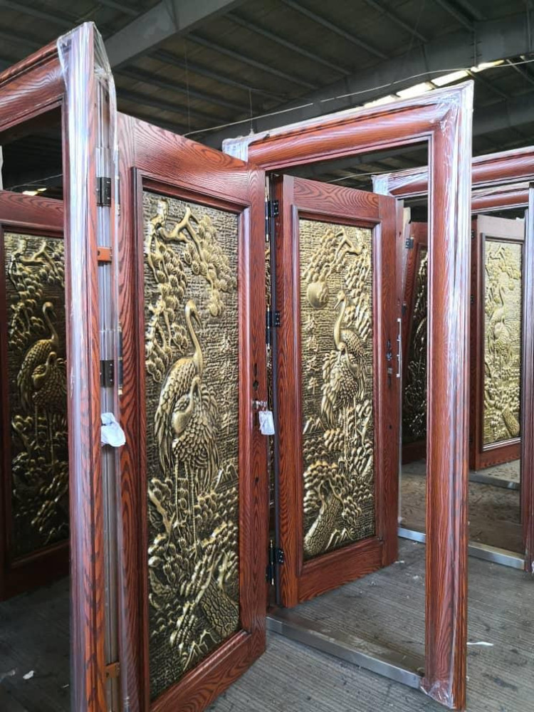 Wooden carved Security Door