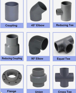 PVC 90-degree elbowpipe fitting