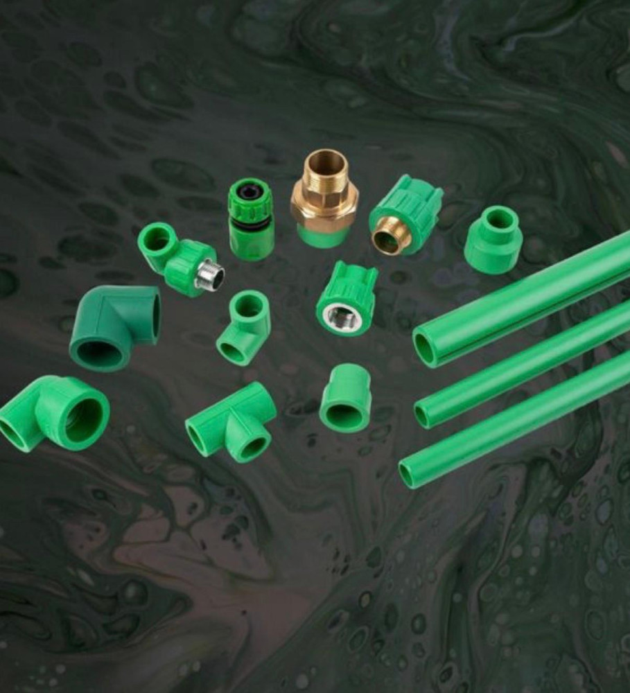 These are PPR pipes and fitting used in plumbing systems