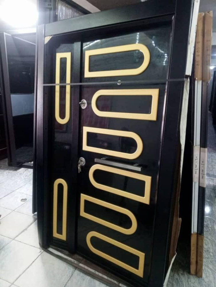 Black and Gold Turkish Security Door