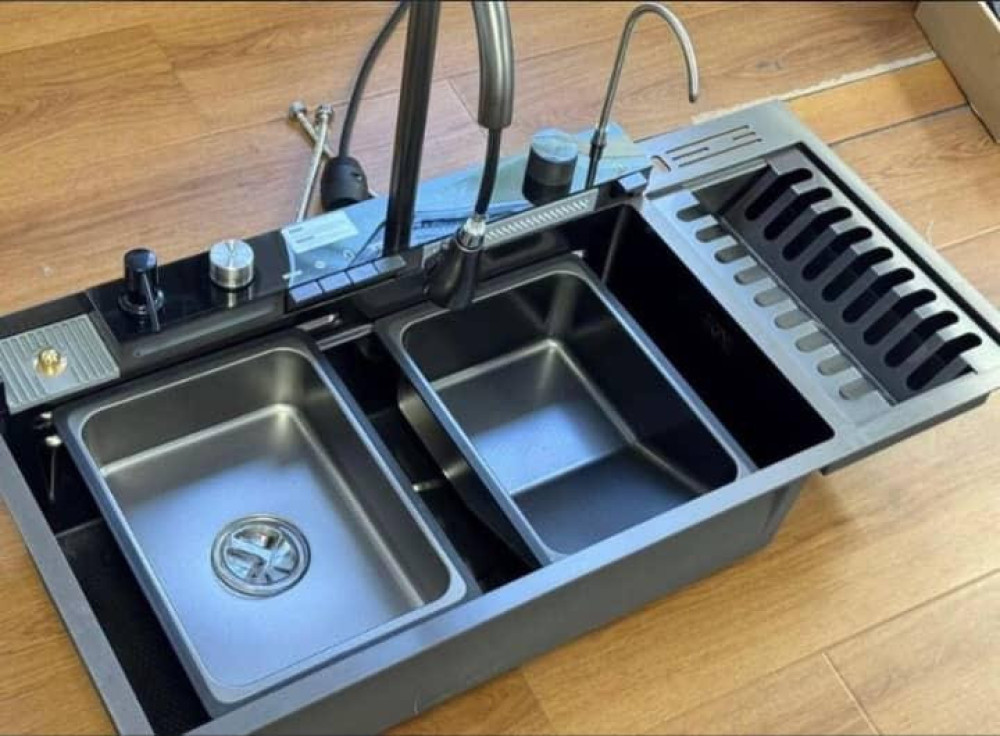 Smart multi-functional waterfall Kitchen Sink
