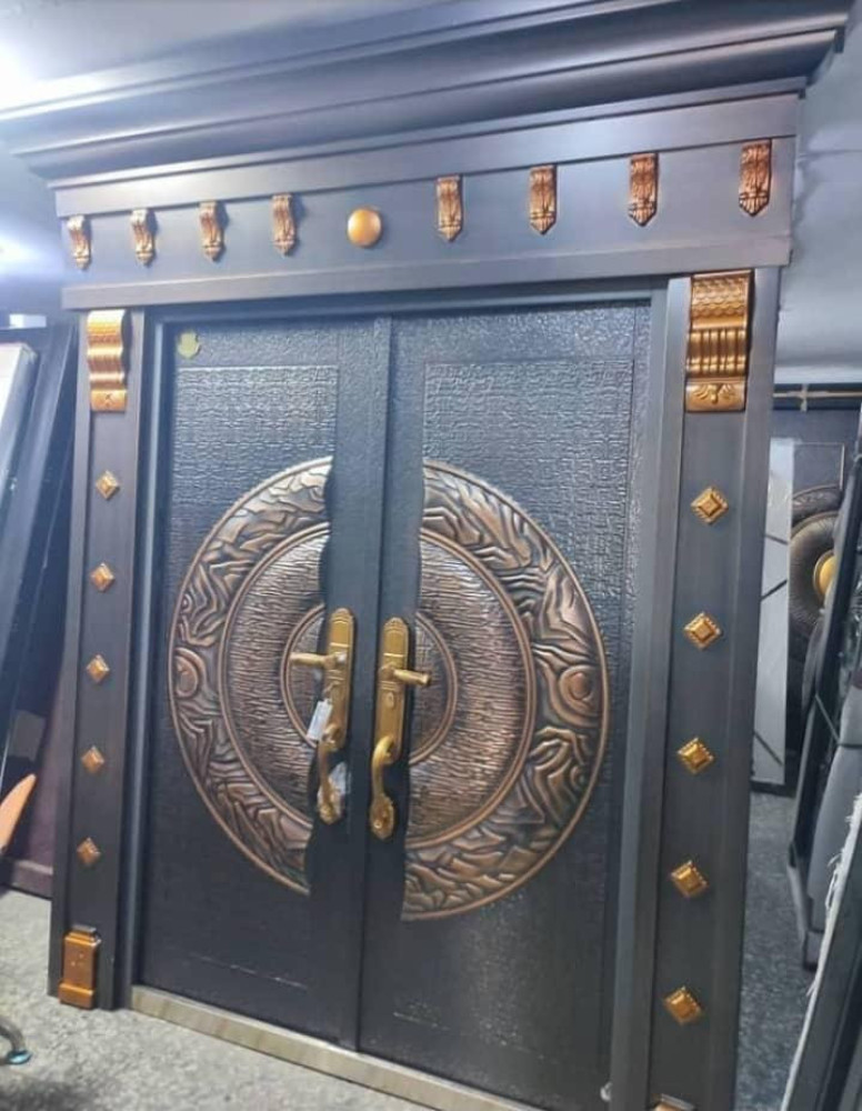 Double Cast Aluminum Security Door