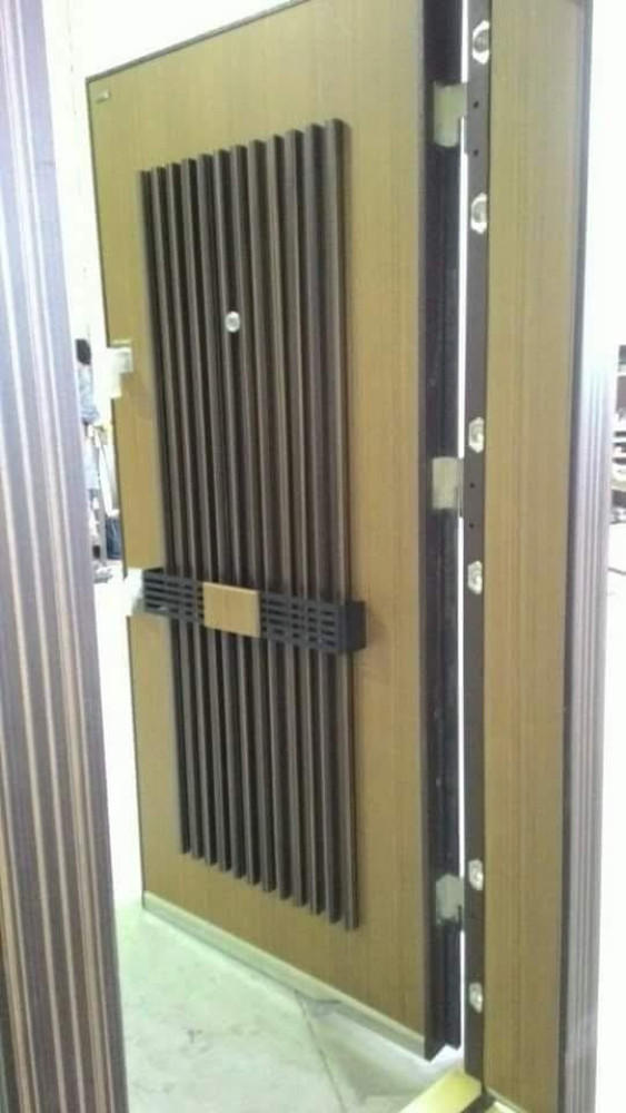 Modern Steel Security Door likely armoured panel door