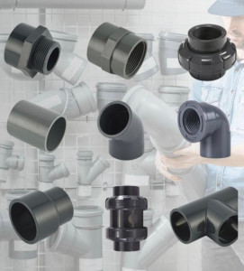 Chlorinated Polyvinyl Chloride plumbing fittings