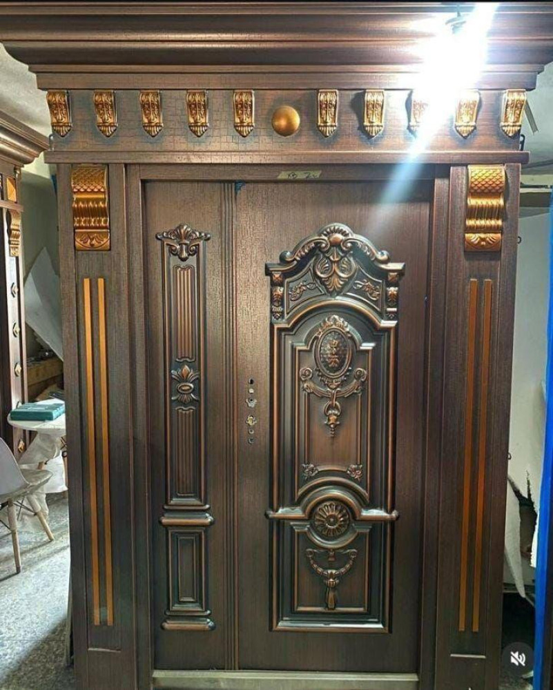 Copper Cst Ark and Pillar Doors