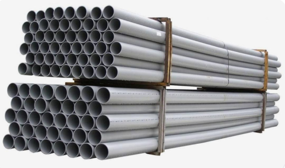 Bundled Grey PVC Piping (Construction Grade)