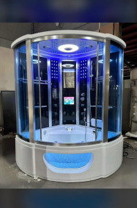Premium Corner Whirlpool Shower Cabin