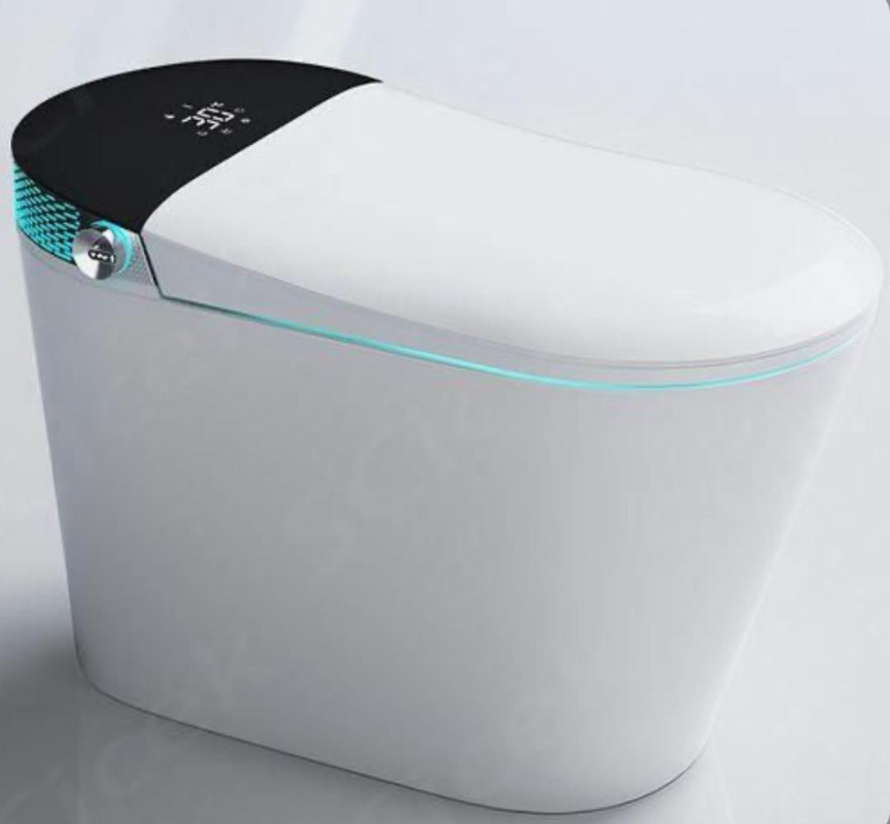 Wall-Hung White Water Closet