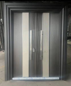 Modern Security Steel Door Possibly in a Nigeria Style