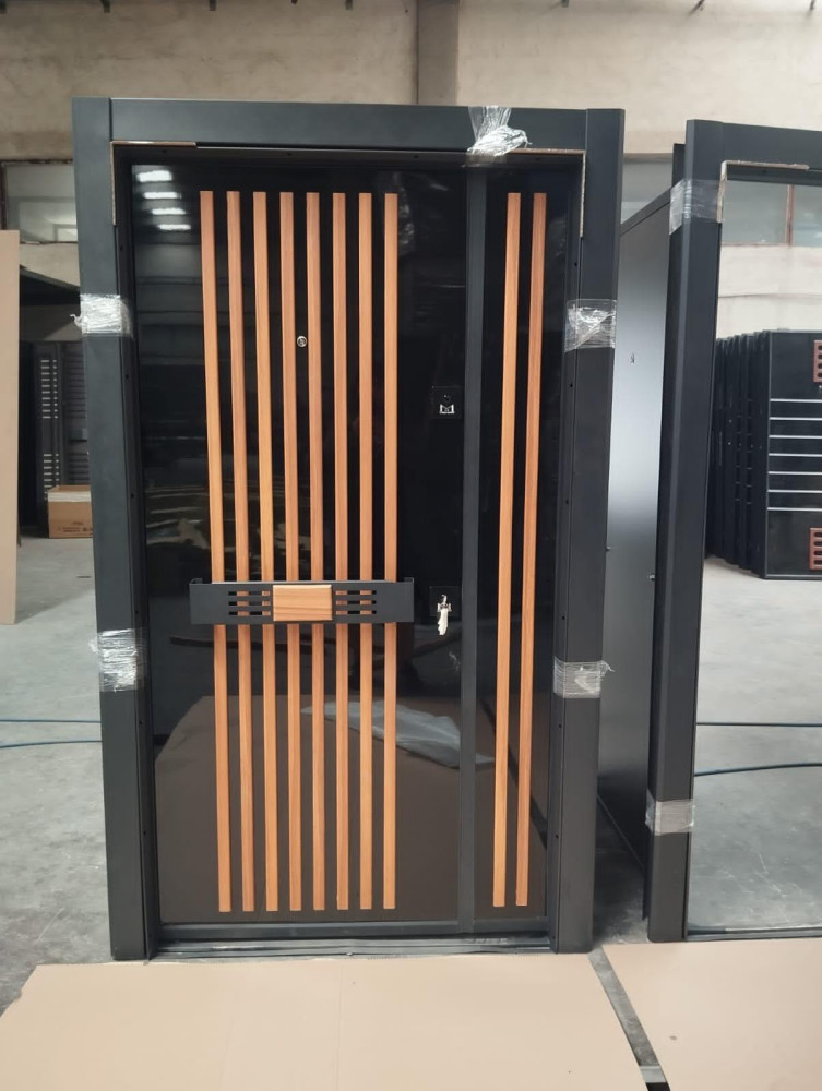 Turkish Security Door typically made from armoured steel and designed for high security Entrances