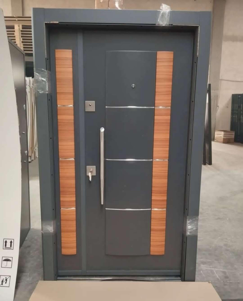 Modern Turkish Security Door made from durable steel with contemporary design