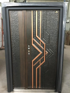 Copper Cast Security Door semi bulletproof 