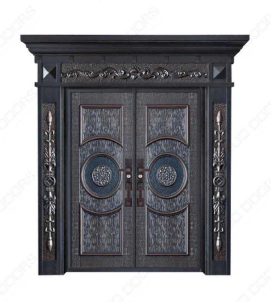 Double Cast Aluminum Security Door Known blending high security with intricate designs 