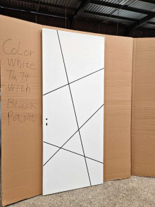 White HDF interior Door